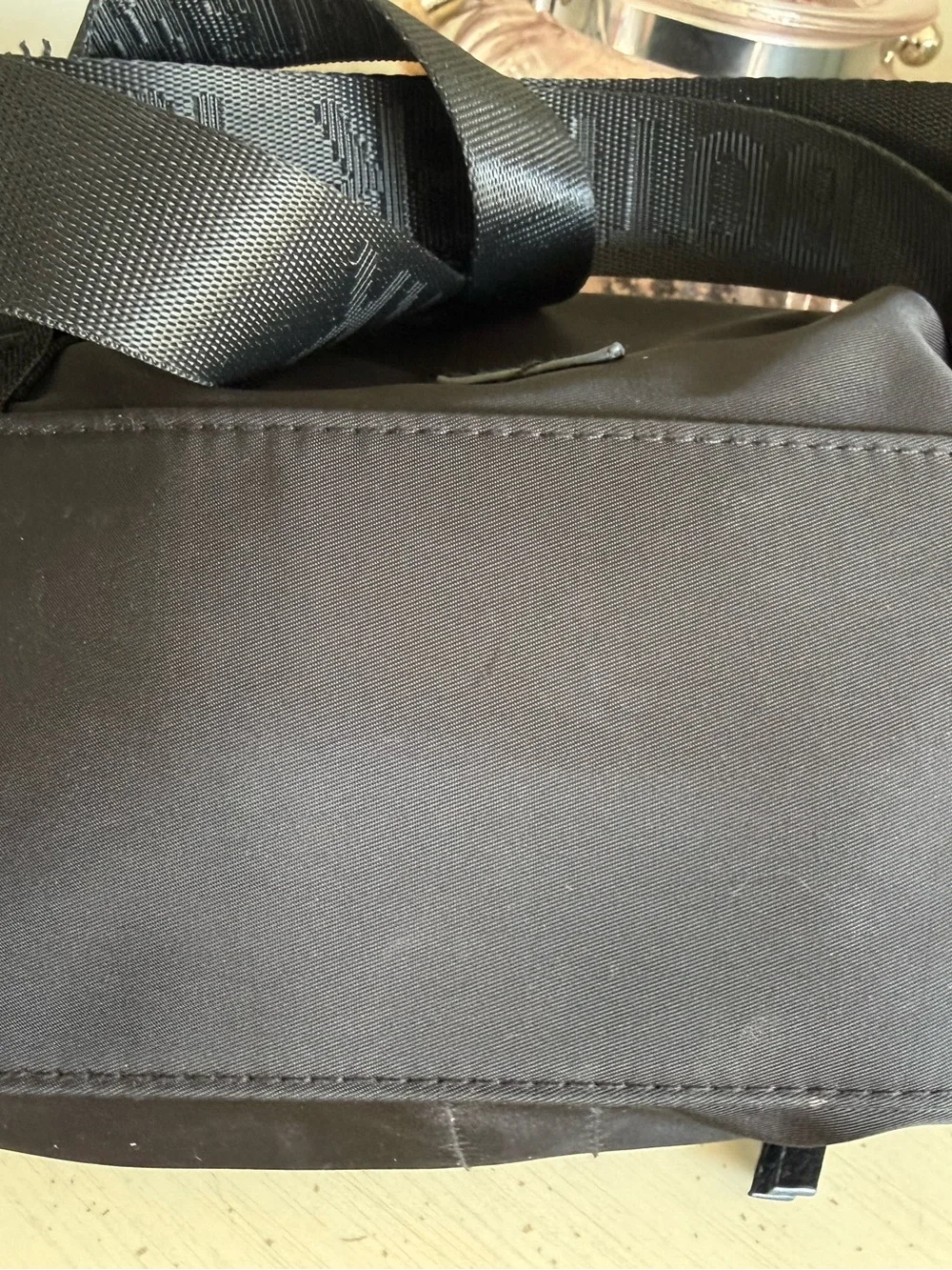 Botkier New York Black Nylon Leather Backpack